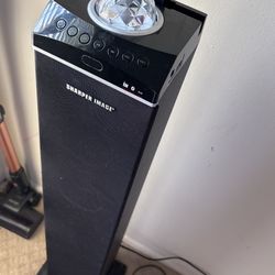 Sharper Image Blue Tooth Led Disco Ball Tower