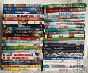 43 Various DVD Titles. 1 Low Bundle Price. Family Themed.