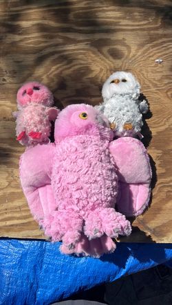 Owl Stuffed Animal Plush Lot of 3