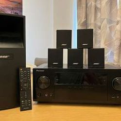 Bose Acoustimass 6 series 5 speaker with Pioneer Receiver 


