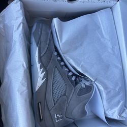 Wolf grey jordan 5s