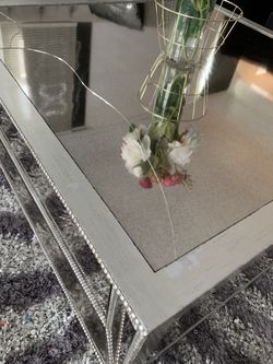 Mirror Silver Table