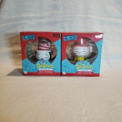 Dorbz Dr. Seuss Vinyl Collectibles Cat In The Hat And Sam I Am
