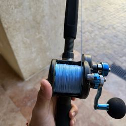 Daiwa Saltist LD40 2-Speed Combo (x2 Available) – Like New w/ Fresh Diamond Braid