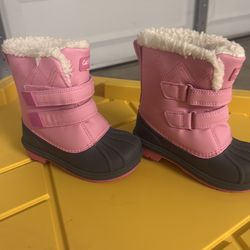Toddler girl snow boots