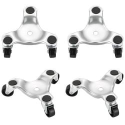 Set of 4 Steel Dolly for Furniture Mover Load Capacity 220lb New Condition