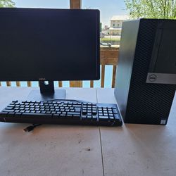 Dell Optiplex 5050 Desktop With Monitor 2018