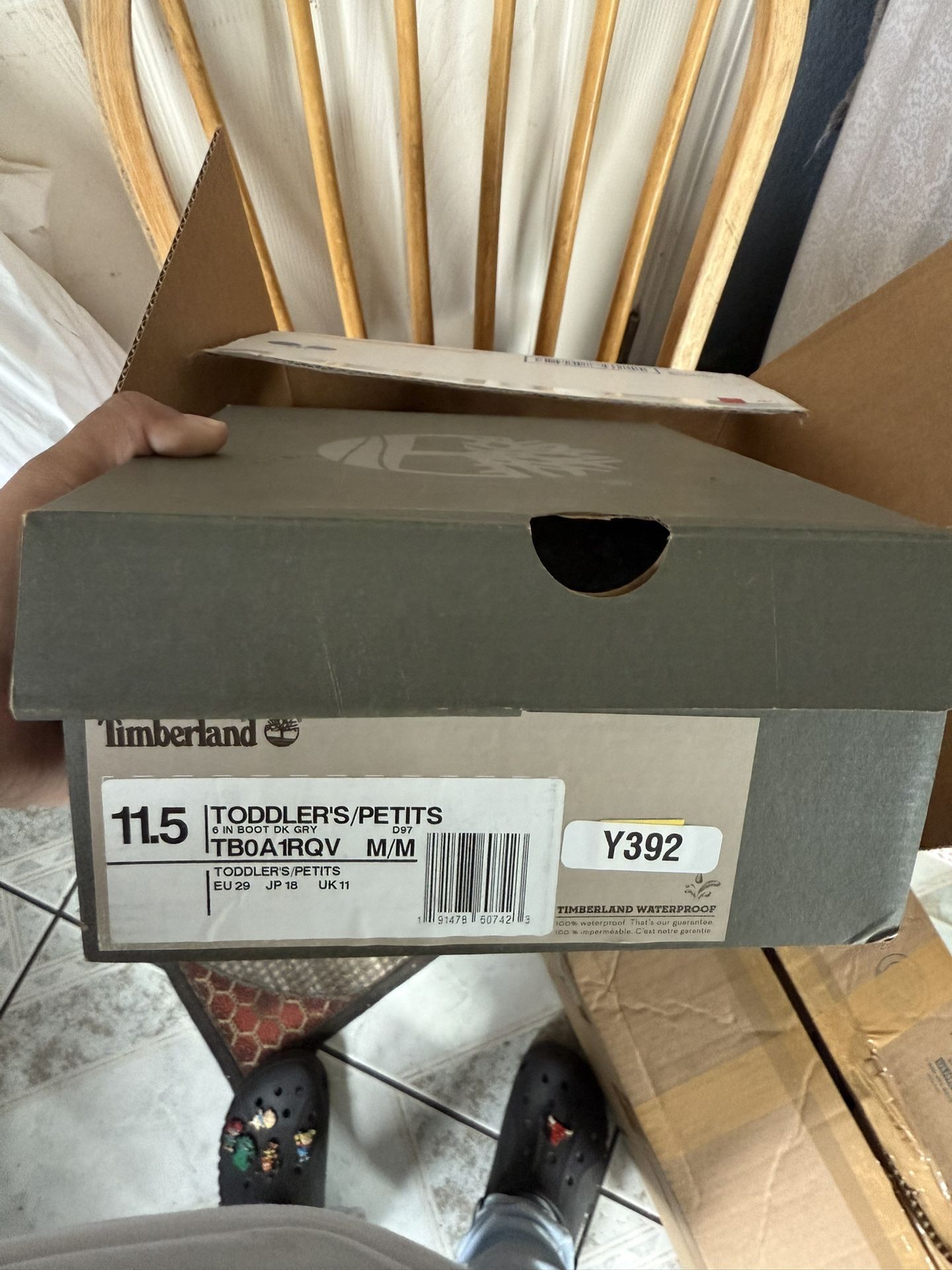 New toddler timberlands Size 11.5