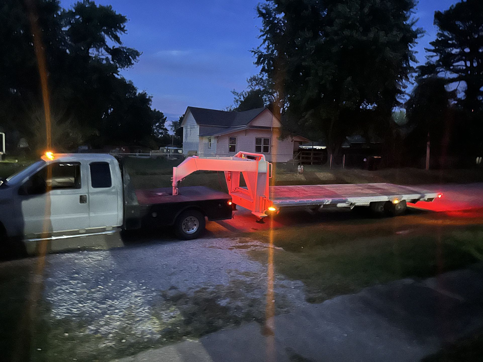 Ford F350 4x4 And Trailer