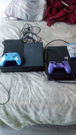 Xbox One 500GB & PlayStation 4 Pro 1TB Game System Bundle