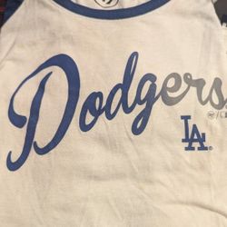 Dodgers Jersey T-shirt Ladies Large 