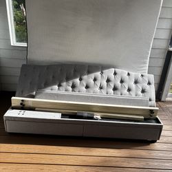 Bed frame & King mattress 
