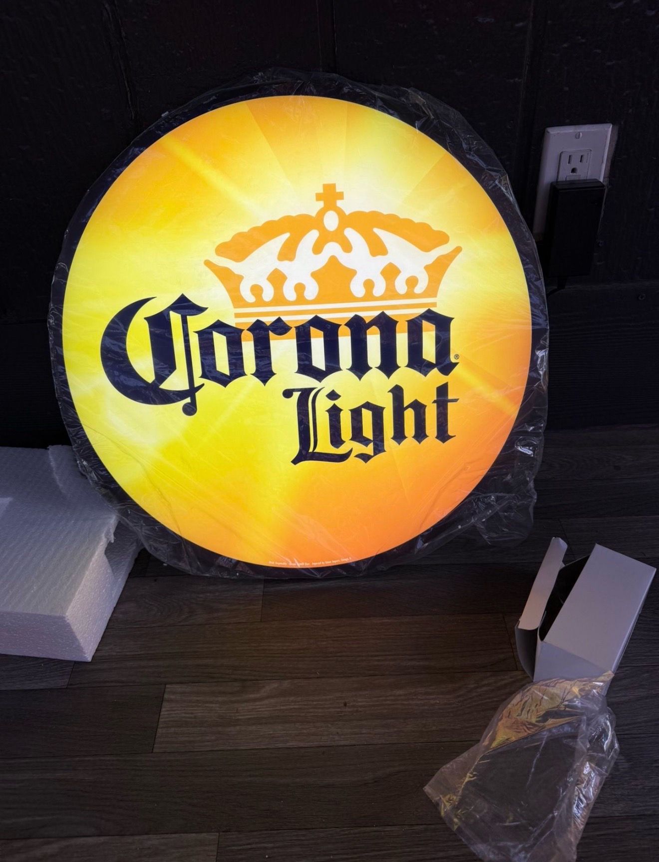 Corona neon light