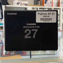 Fuji XF27mm F2.8 Lens