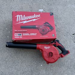 Milwaukee M18 18V Lithium-Ion Cordless Compact Blower (Tool-Only) (missing tip)