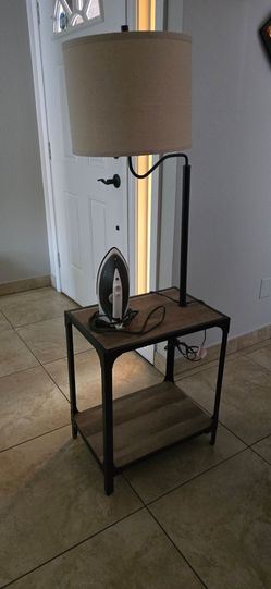 Furniture lamp table