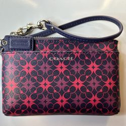Coach Waverly Signature Wristlet Wallet