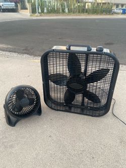 2 Lasko and Honeywell Fans (28/2) / 2 Ventiladores Lasko y Honeywell(28/2) (good condition/ buenas conditiones) (details in photos/ Detalles en fotos)