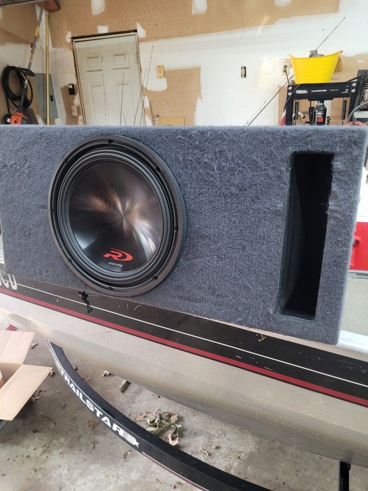 Alpine type r 12 in custom ported box