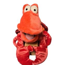 Sebastian Crab The Little Mermaid  Bean Bag 15" Plush Disney Store