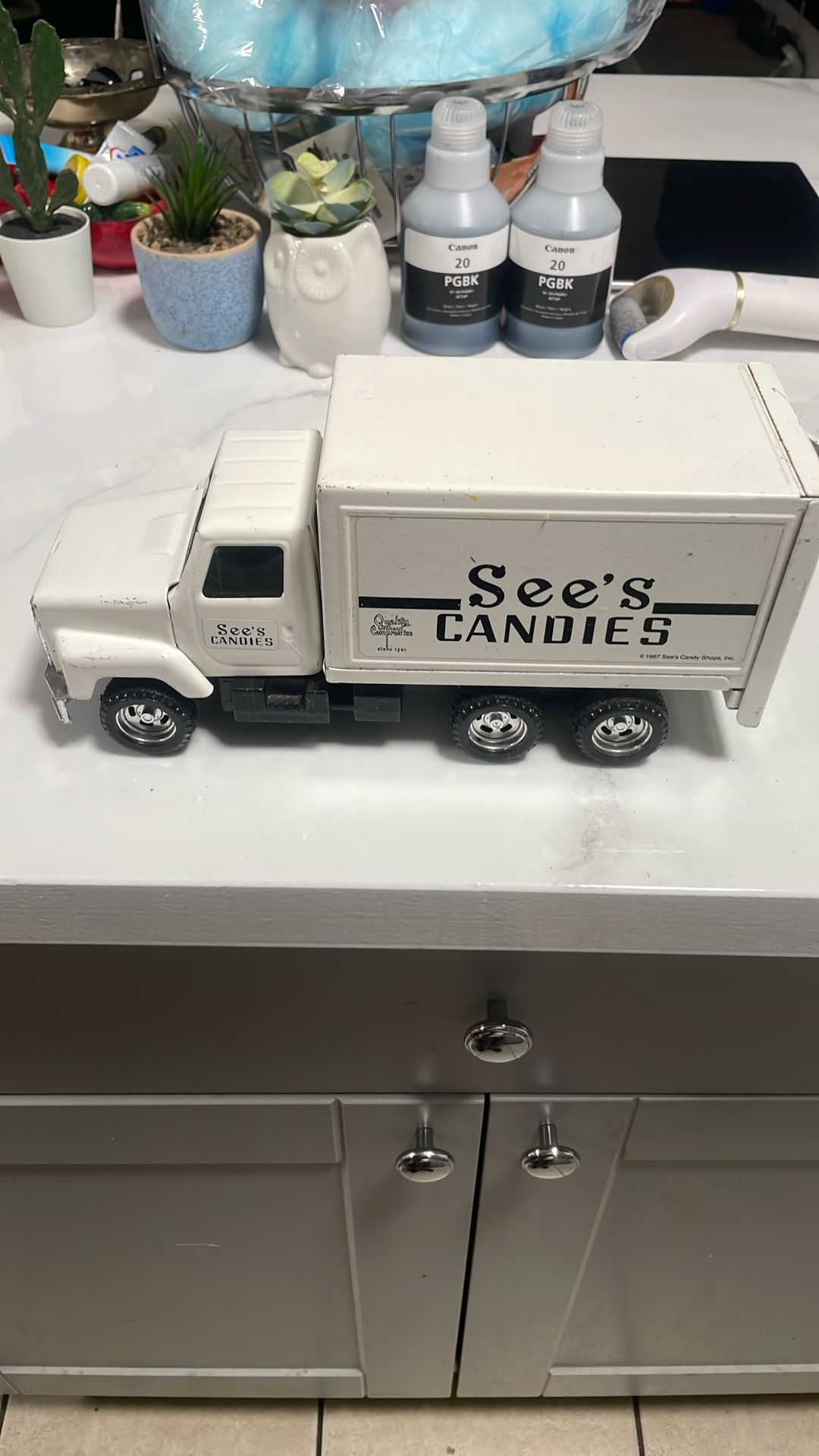 Sees candy toy truck