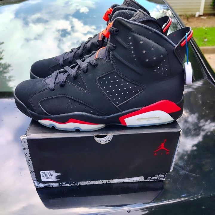 $230  Local Pickup 2019 Air Jordan 6 Infrared OG Size 10.5 OG All . Finish Line Receipt eBay Authenticated Worn 3 times Price Is Firm 