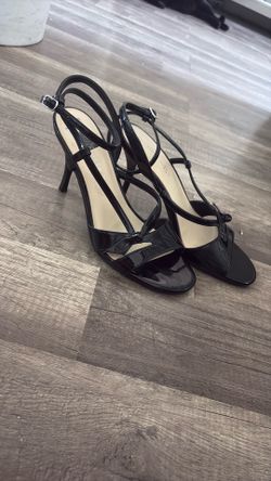 Black nine west heels