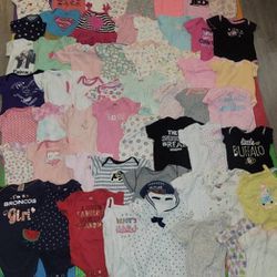 Huge Lot of 3 to 6 Month Girl Clothes

