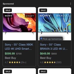 Sony Bravia 55 inch