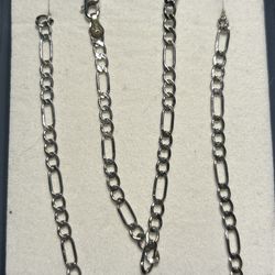 14kt White Gold Chain 