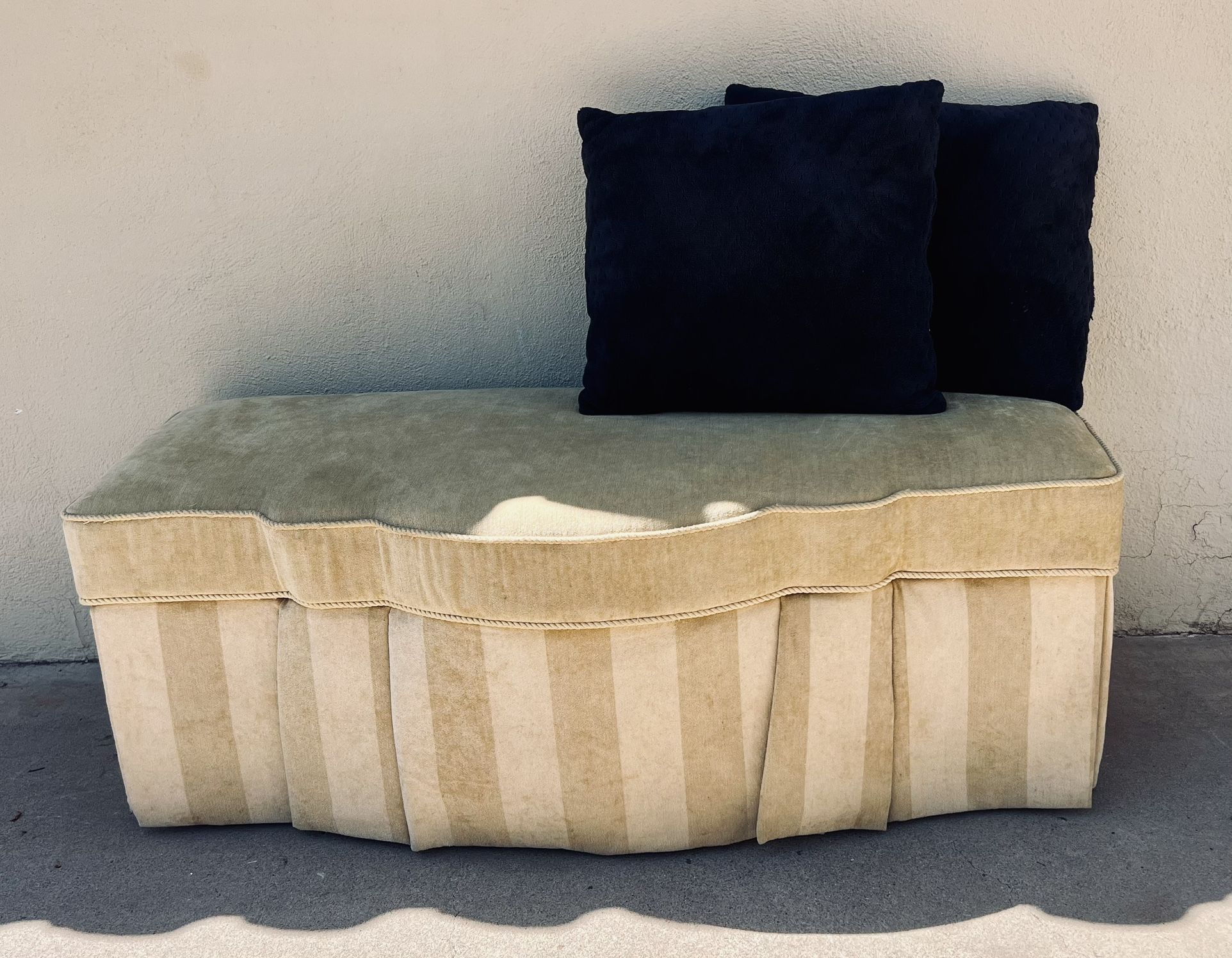 Large Cushy Storage Ottoman