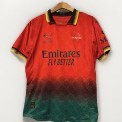 AC Milan Soccer Football Jersey Puma Off White 