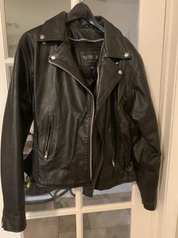 Woman’s leather jacket - NEW size L