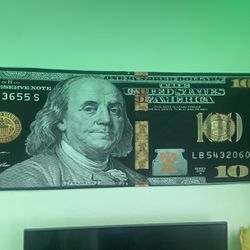 100 Dollar Bill Decoration 