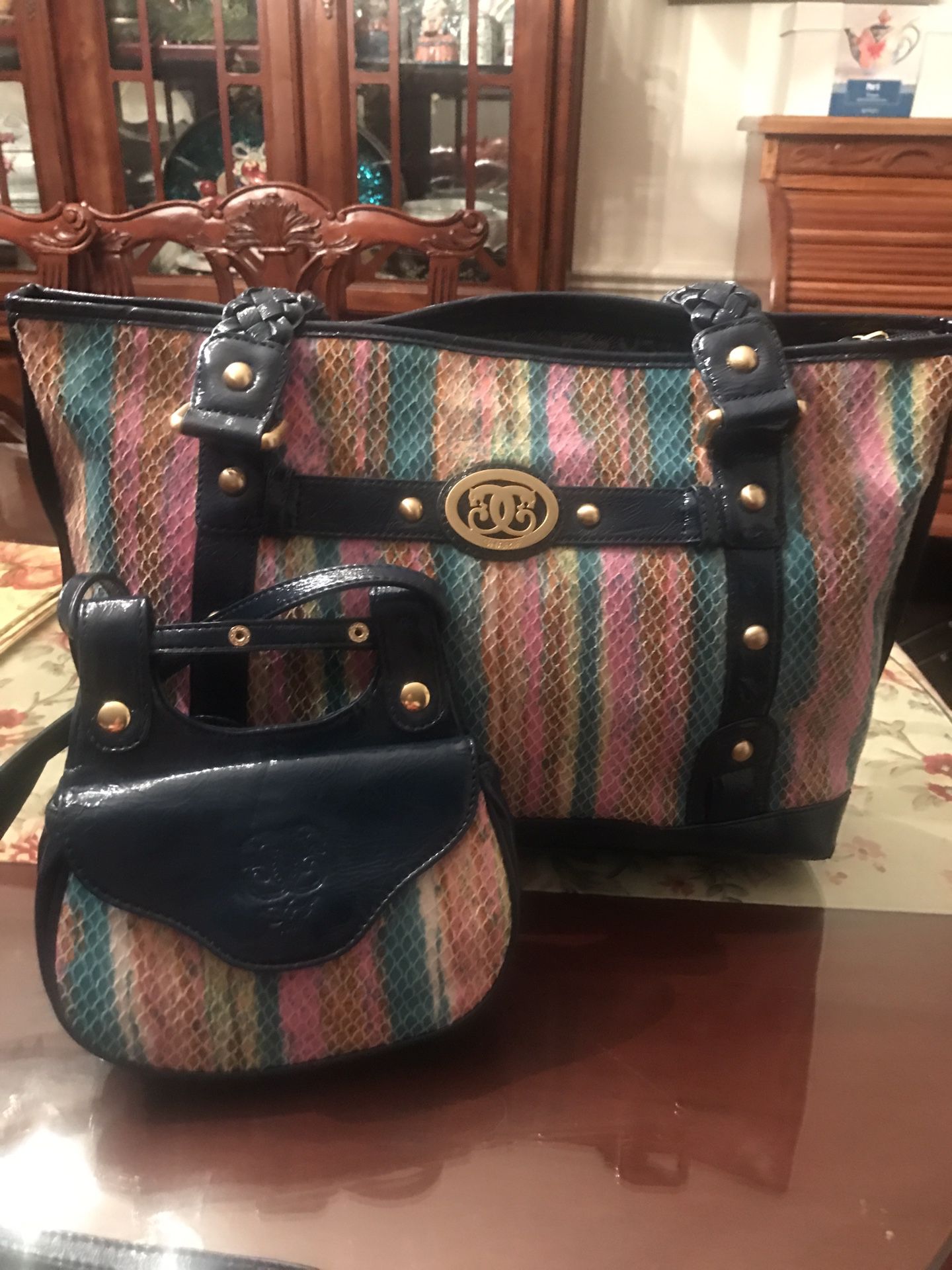 Sharif purse with matching small bag