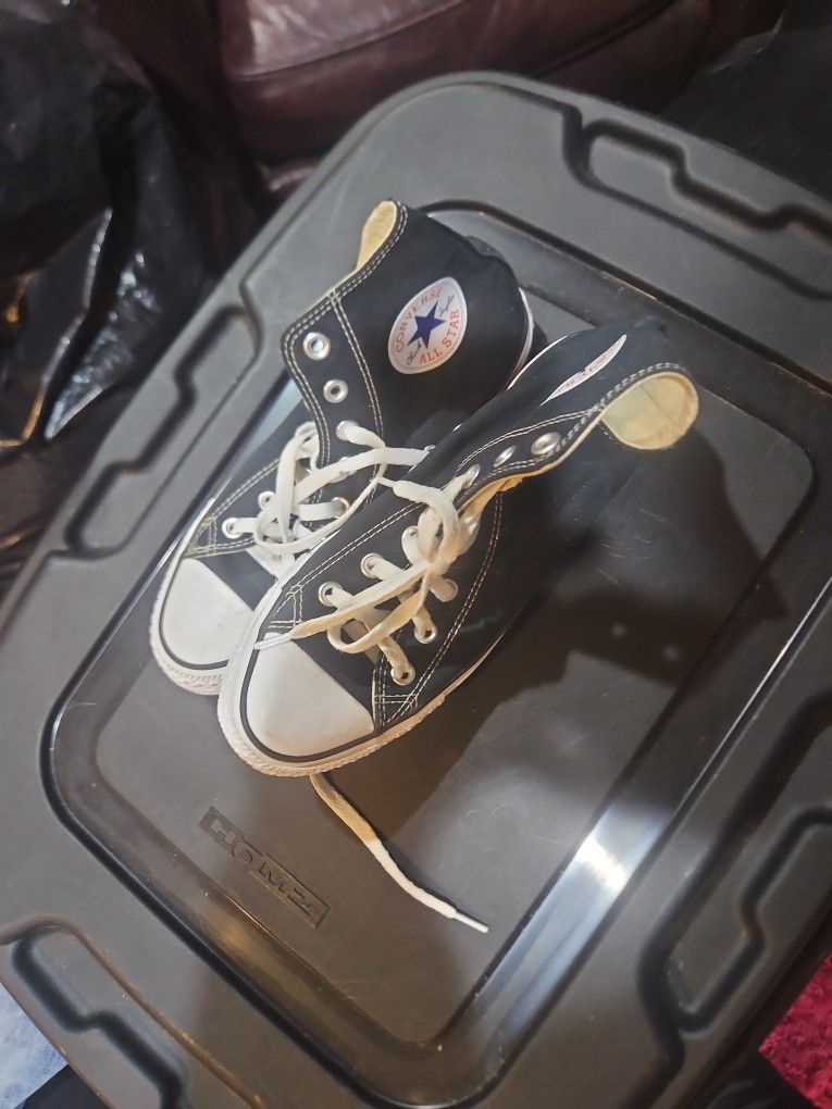 Black Converse Hightops