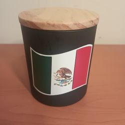 Mexico flag candle 