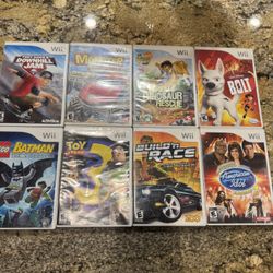 Nintendo Wii Game Lot of 8 - LEGO Batman, Toy Story 3, Tony Hawk, & More!