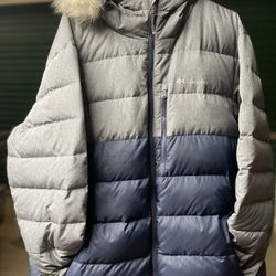 Men’s Columbia Puffer Jacket Omni-heat Down 700