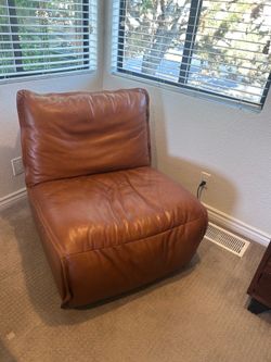 Leather recliner electric