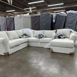 Brand New Venus Cream Sectional 