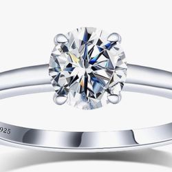 18 Carat 925 Sterling Diamond Ring