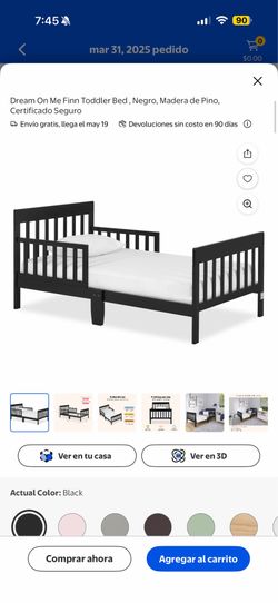 Baby/Toddler Bed with mattress and moana bed sheets!