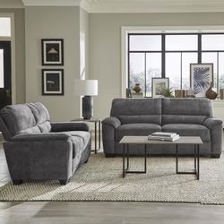Brand New Grey Sofa And Loveseat 