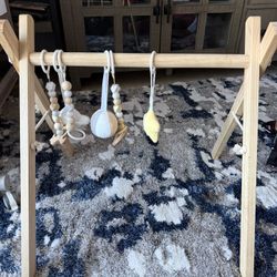 Wood Baby Play Gym
