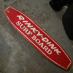 Original Rinky Dink Surfboard Skateboard All Original