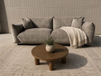 FREE DELIVERY -  Luxury Cloud-Style Oversized Loveseat – Deep Seats, Ultra Plush & Beautiful Neutral Color