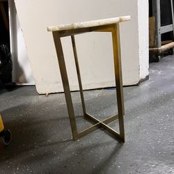 Marble (Agate) Side Table (13")