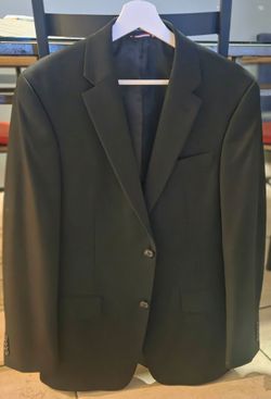 Tommy Hilfiger Classic Men's Black Two-Button Blazer 38R