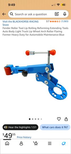 Fender Roller Tool Lip Rolling Reforming Extending Tools Auto Body Light Truck Lip Wheel Arch Roller Flaring Former Heavy Duty for Automobile Maintena